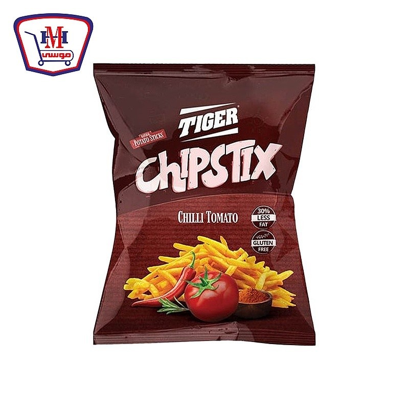 تايجر شيبس تكس بطعم الطماطم الحارة 77 - 87 جرام
