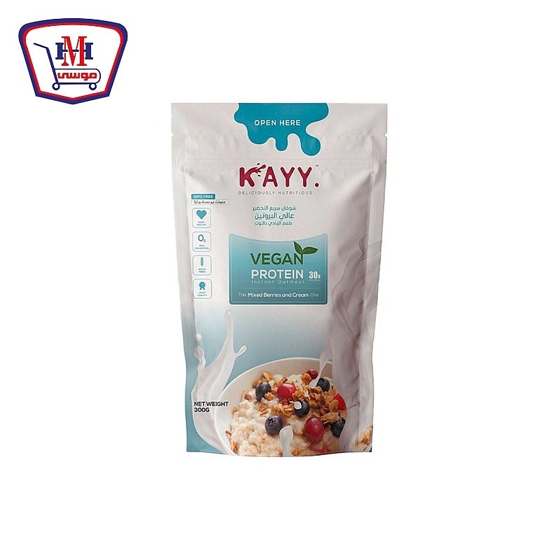 كاى شوفان عالى البروتين زبادى بالتوت 300 جرام