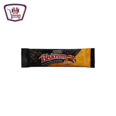 بسكريم محشو بكريمه الكاكاو بطعم المانجو