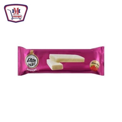 ايليت بسكويت ويفر مغطس و محشو بكريمة الفراوله