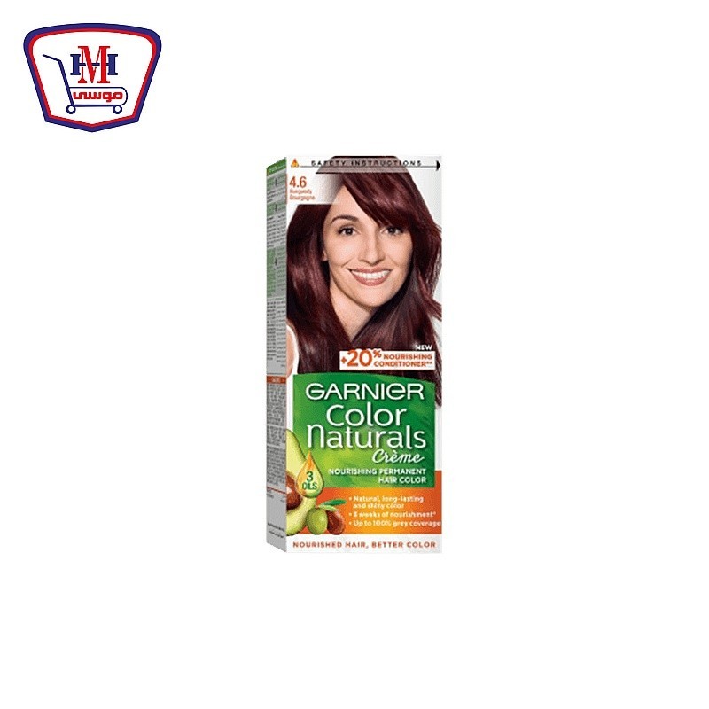 غارنيه صبغه شعر برغندى  رقم 4.6