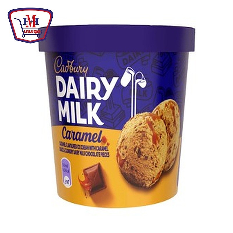 نستله ايس كريم كادبورى ديرى ميلك كراميل 500 مللى