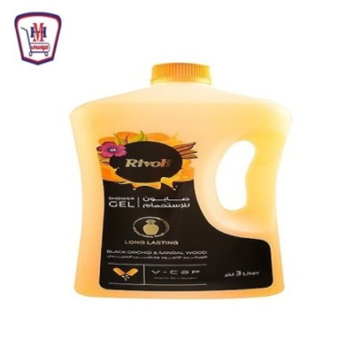 صورة ريفولى شاور جيل اسود 3 لتر من ريفولى - هايبر موسى