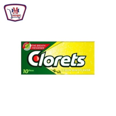 كلورتس لبان بنكهه الليمون والنعناع 10 حبه
