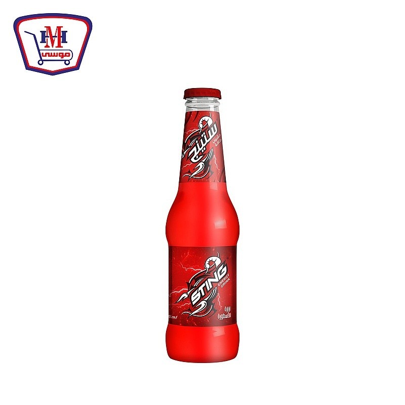 ستينج مشروب طاقه زجاج 275 مللى