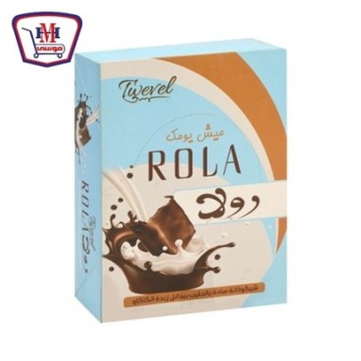 رولا شيكولاته 20 جرام علبه × 24 قطعه + 1 قطعه هديه | من رولا | هايبر م