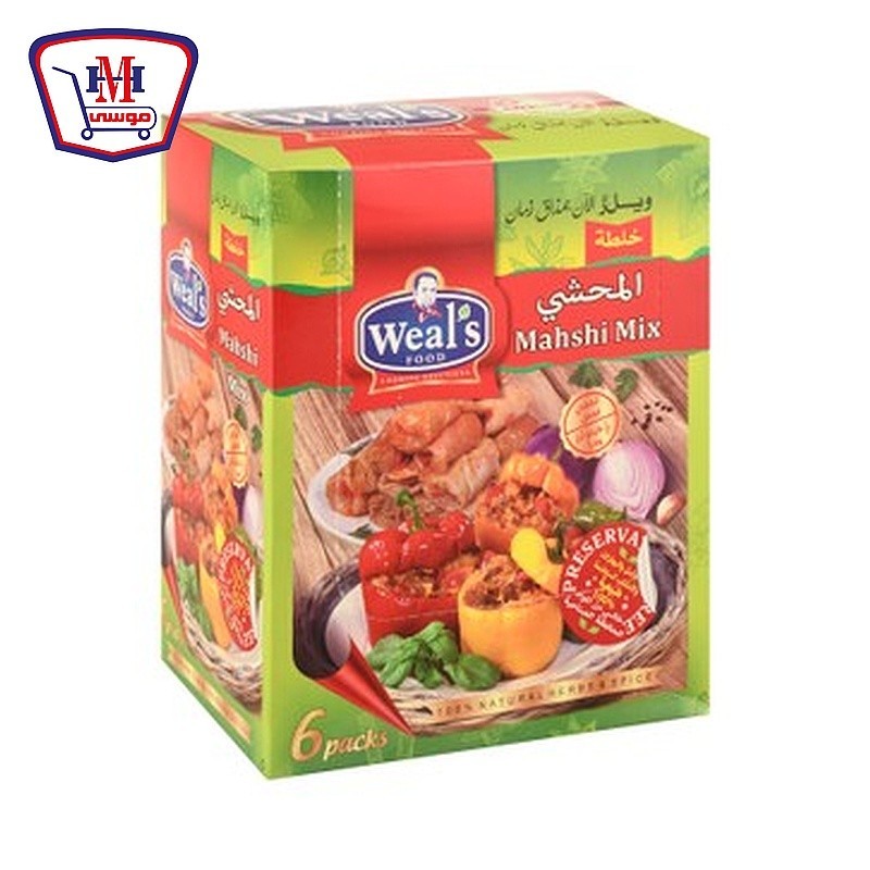 ويلز خلطه المحشى 40 جرام علبه × 6 ظرف