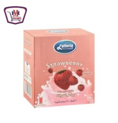 لاتيريا حليب محلى فراوله 25 جرام علبه × 6 قطعه | من لاتيريا | هايبر مو