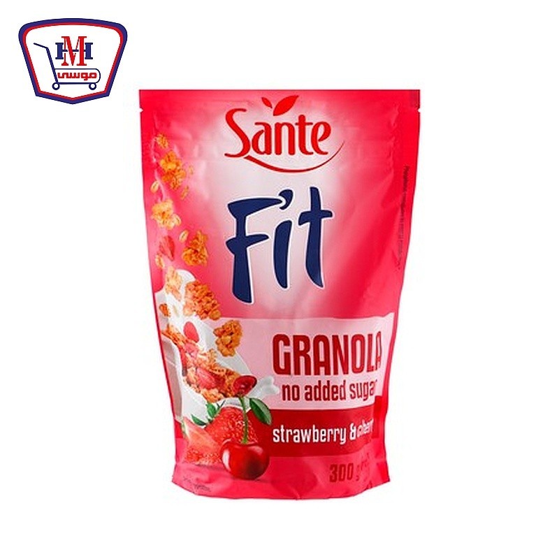 سانتيه فيت جرانولا فراوله وتوت 300 جرام