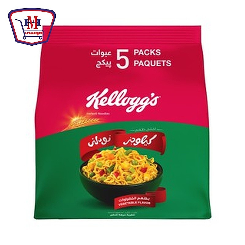 كيلوجز نودلز خضار 70 جرام 4 + 1 هديه
