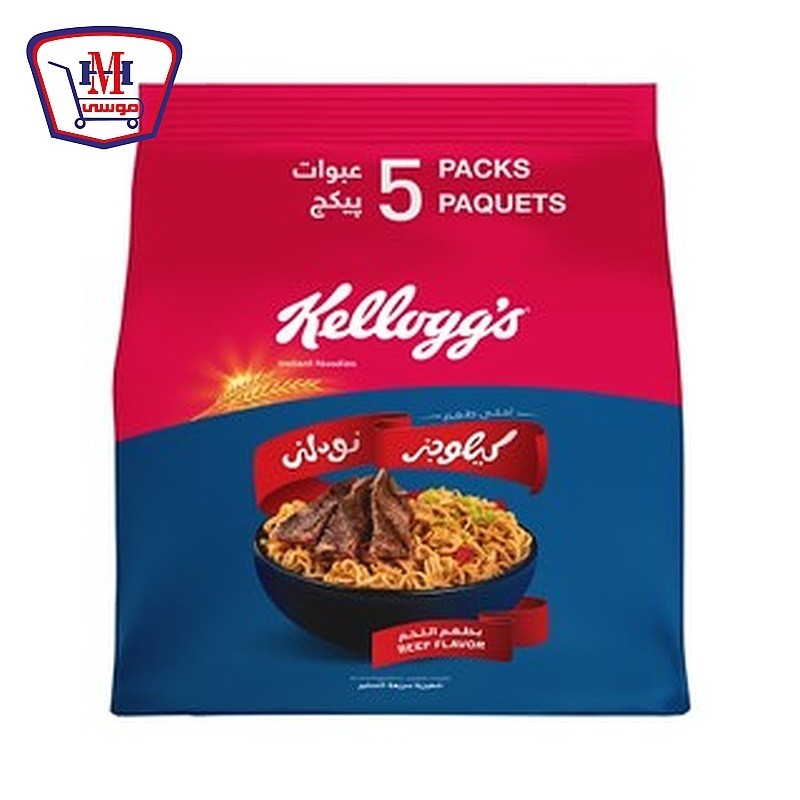 كيلوجز نودلز لحمه 70 جرام 4 + 1 هديه