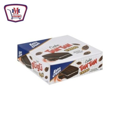 تاوتاو كيك بالكاكاو محشو كريمه بطعم الفانيليا تربو علبه × 6 قطعه | من