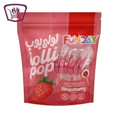 فن داى مصاصه بنكهه الفراوله 8 جرام 10 قطع | من فن داى | هايبر موسى — أ