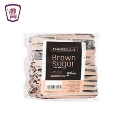 دوبيلا سكر بنى كيس شفاف 100 ظرف