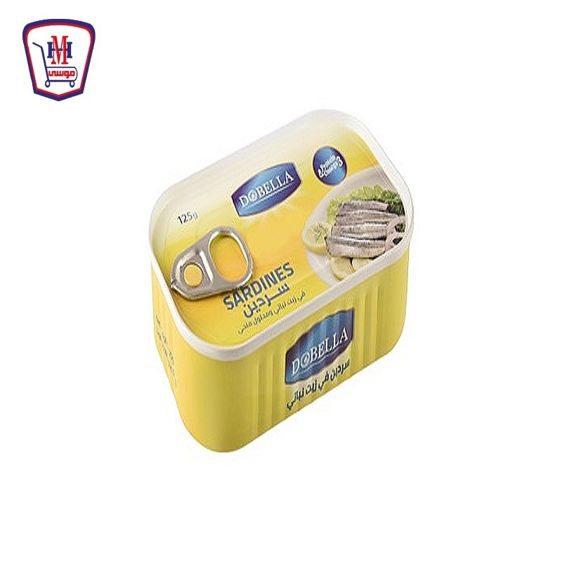 دوبيلا سردين فى زيت نباتى و محلول محلى 125 جرام