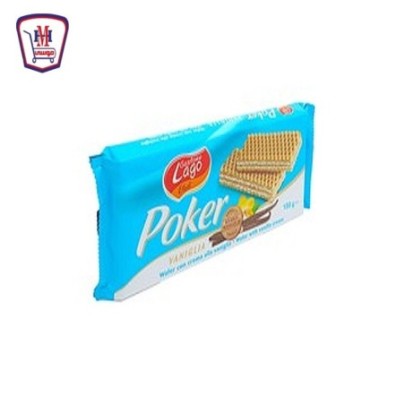 لاجو بسكويت ويفر محشو بكريمه الفانيليا 150 جرام