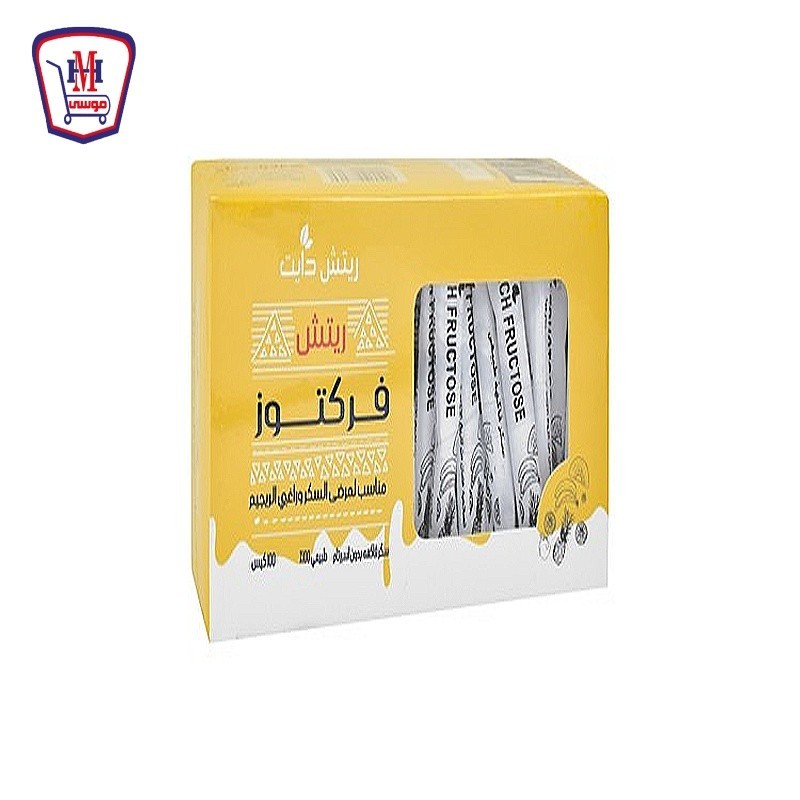 ريتش سكر فركتوز علبه 100 ظرف