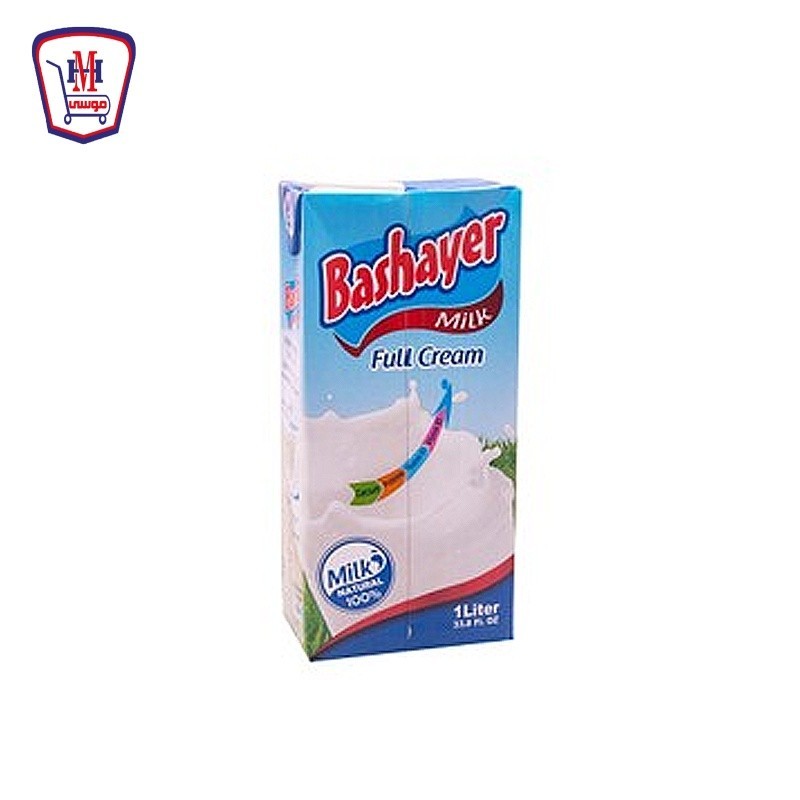 بشاير حليب كامل الدسم 1 لتر