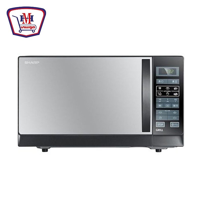 شارب ميكرويف 25 لتر 900 وات جريل اسود R-750MR(K)