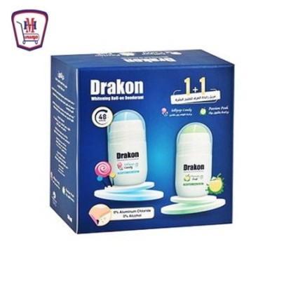 صورة دراكون رول اون 50 مللى لولى بوب كاندى + باشون بيك من دراكون - هايبر موسى