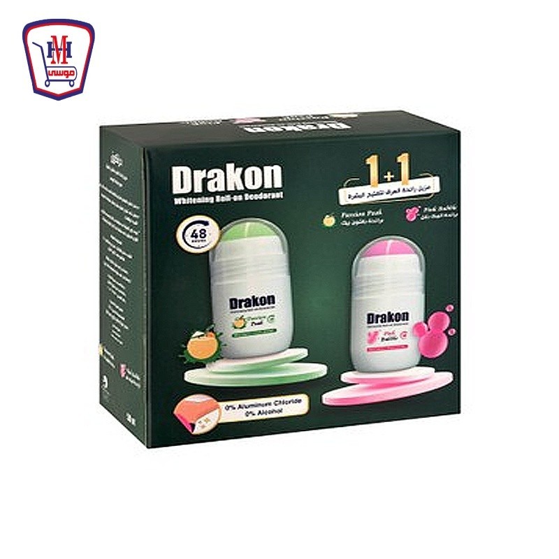 دراكون رول اون 50 مللى بيك بابل + باشون بيك 1 + 1