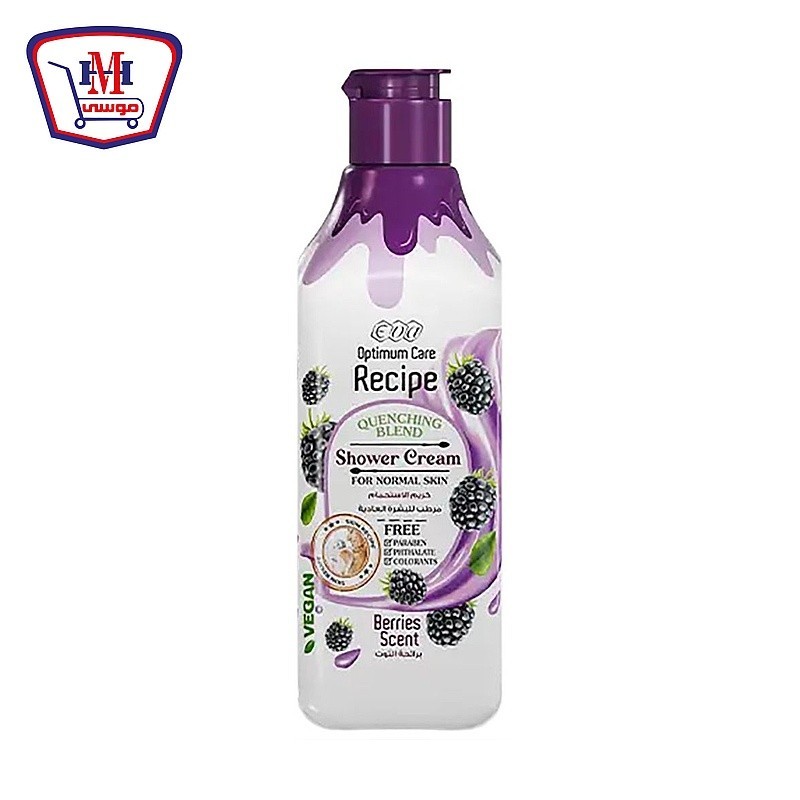 ايفا اوبتيموم كير ريسبى شاور كريمى برائحه التوت