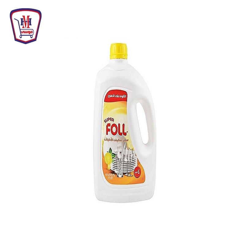 سوبر فل صابون سائل ليمون اصفر 4 لتر