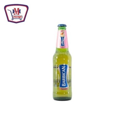 بربيكان شراب شعير زجاج  خوخ 330 مللى
