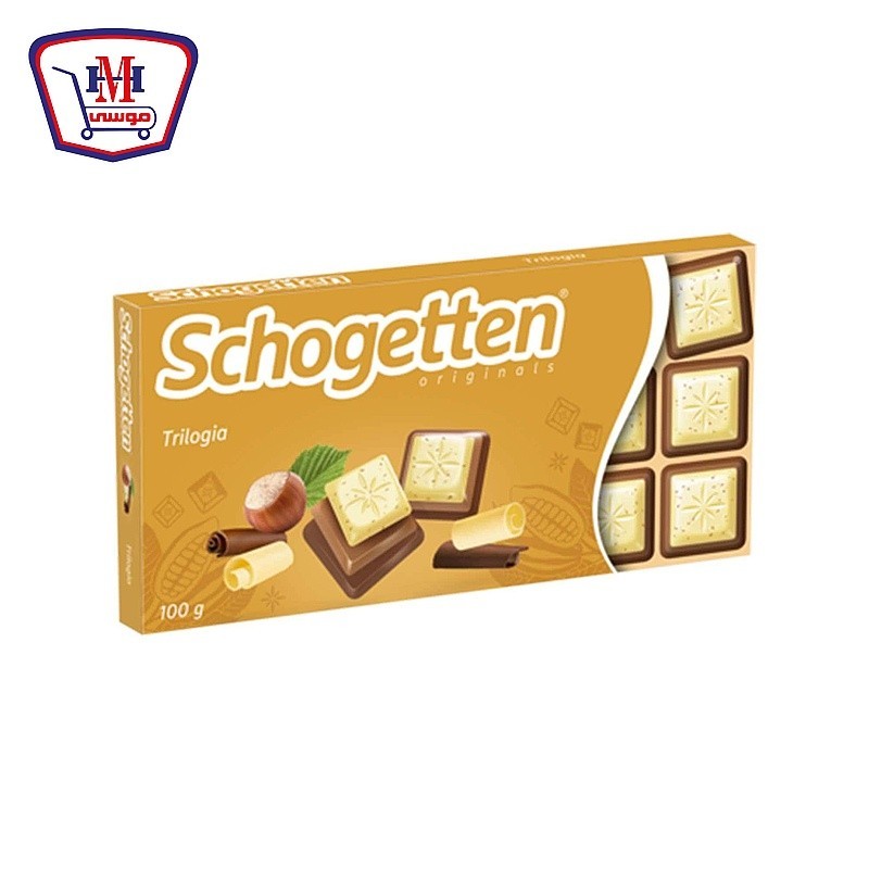 ماكسيون شيكولاته ثلاثيه بالبندق 100 جرام