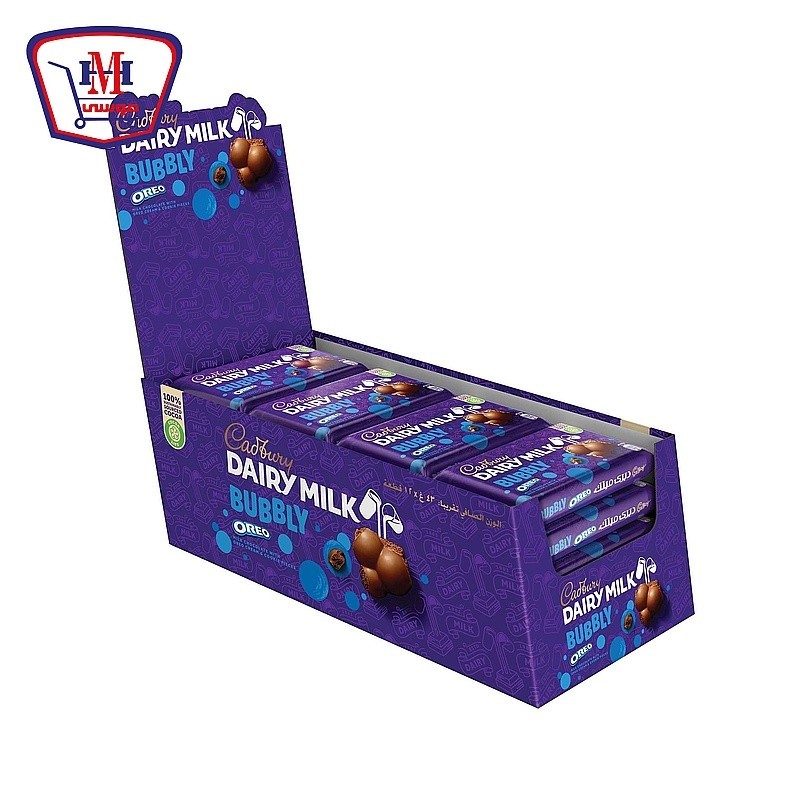 بابلى اوريو 43 جم  علبة × 12 قطعه