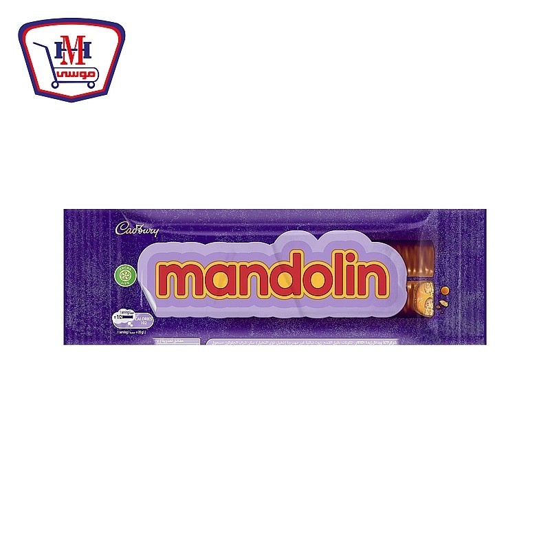 ماندولين شيكولاته 2 صباع 40 جرام قطعه