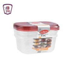 لمسه بلاست علبه تخزين شيف بوكس 3 قطع 800 مللى