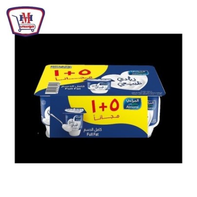 المراعى زبادى طبيعى 105 جرام 5 + 1 هدية