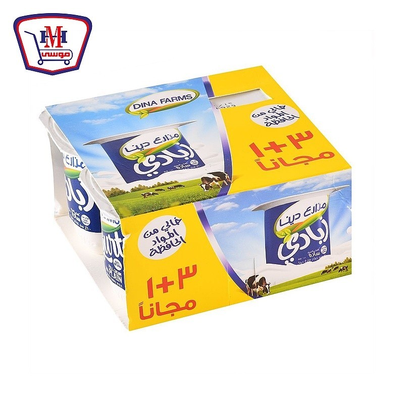 مزارع دينا زبادى طبيعى 3+1 عرض