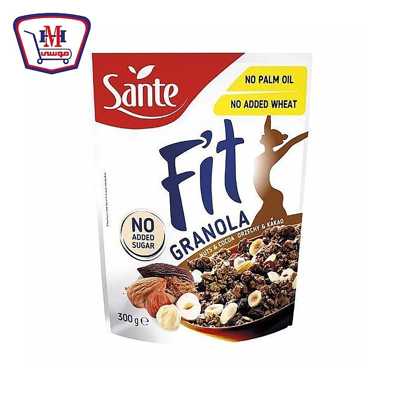 سانتيه فيت جرانولا مكسرات و كاكاو 300 جرام