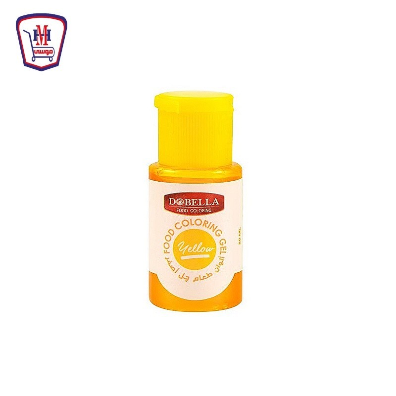 دوبيلا لون طعام اصفر جيل 30جرام