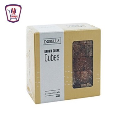 دوبيلا سكر بنى مكعبات ساده 500 جرام