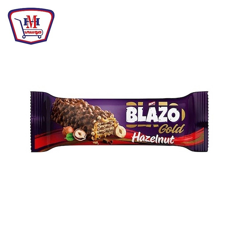 بليزو جولد بسكويت ويفر بالبندق حجم اكبر علبه × 6 باكو