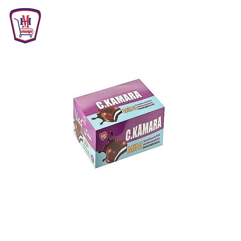 سى كمارا بسكويت مغطى كاكاو صغير علبه × 12 باكو
