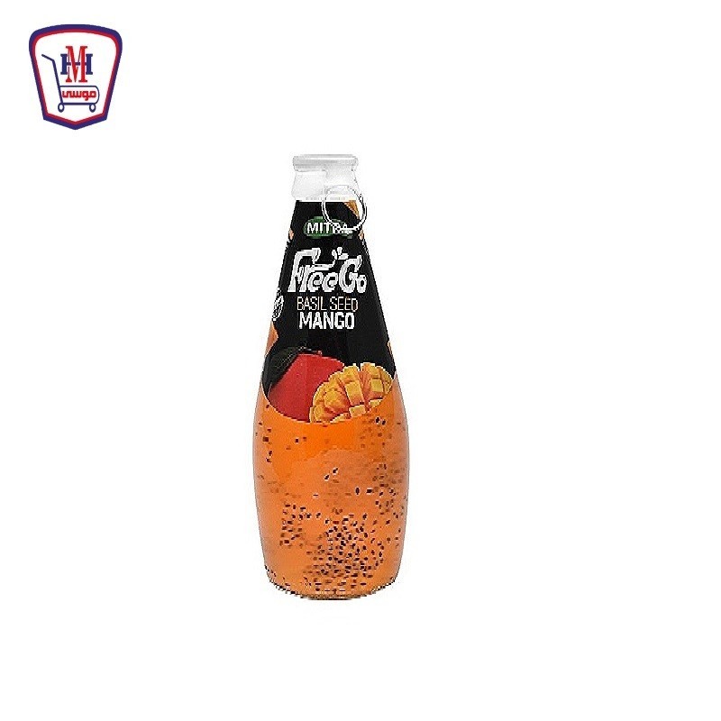 فرى جو مشروب بذور الريحان بنكهه مانجو 290 مللى