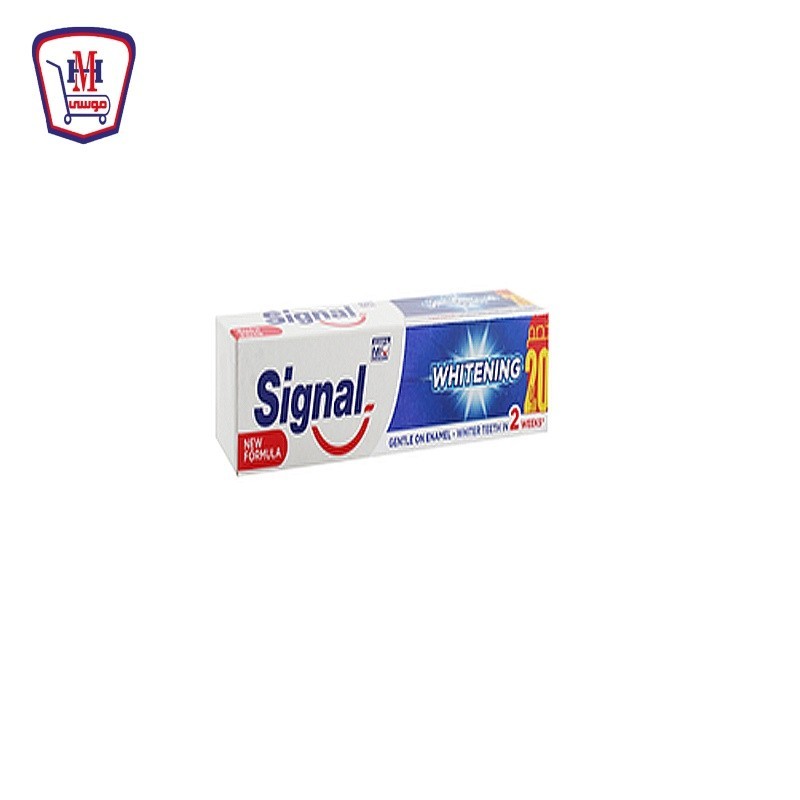 سيجنال معجون اسنان مبيض 50 مللى خصم 20 %