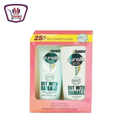 صورة صانسيلك شامبو شعر حيوى 350مللى + بلسم 170 مللى خصم 25 % 350 مل من صانسيلك - هايبر موسى