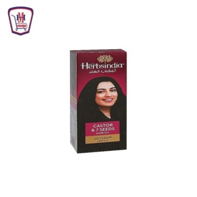 اعشاب الهند زيت شعر 7 بذور بالخروع 180 مللى 180 مل من اعشا | هايبر موس