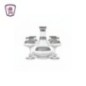 طقم كاسات سنابل بلاتينيوم 7 قطع