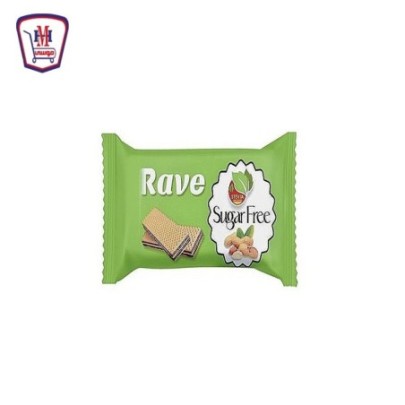 ريف بسكويت ويفرمحشو بكريمه الفول السودانى بدون سكر باكو من | هايبر موس