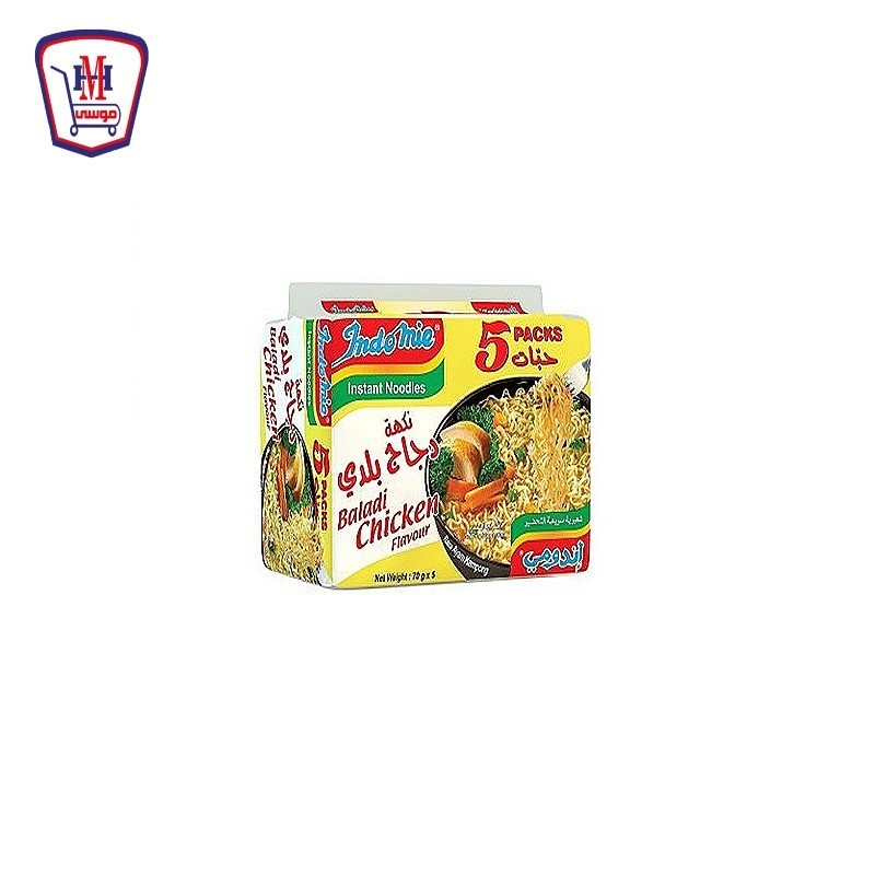 اندومى نكهه الدجاج 70 جرام  5 كيس عرض