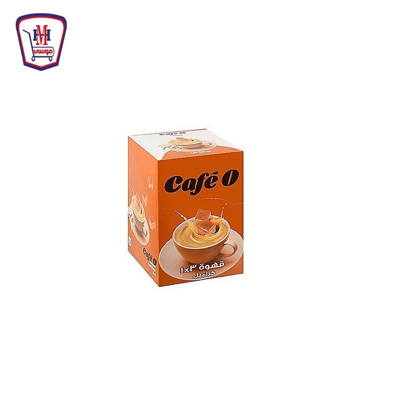 كافيه اوه نسكافيه كراميل 3 × 1 16 جرام علبه × 12 ظرف