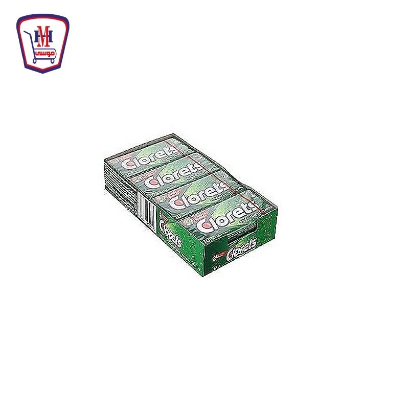 كلورتس لبان بالنعناع الاصلى 10 حبات علبه × 12 قطعه