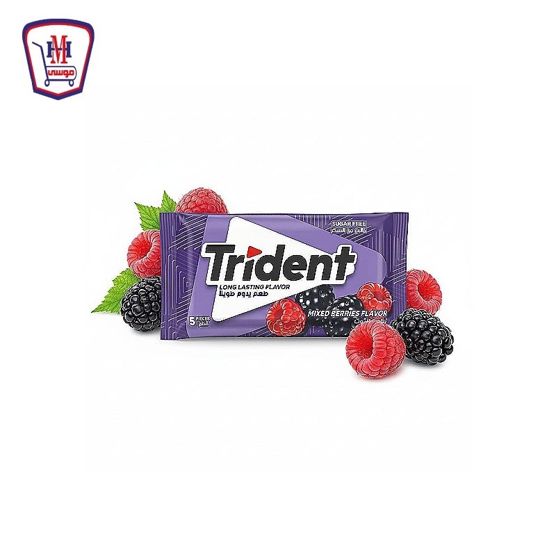 ترايدنت لبان توت 5 حبه 8 جرام