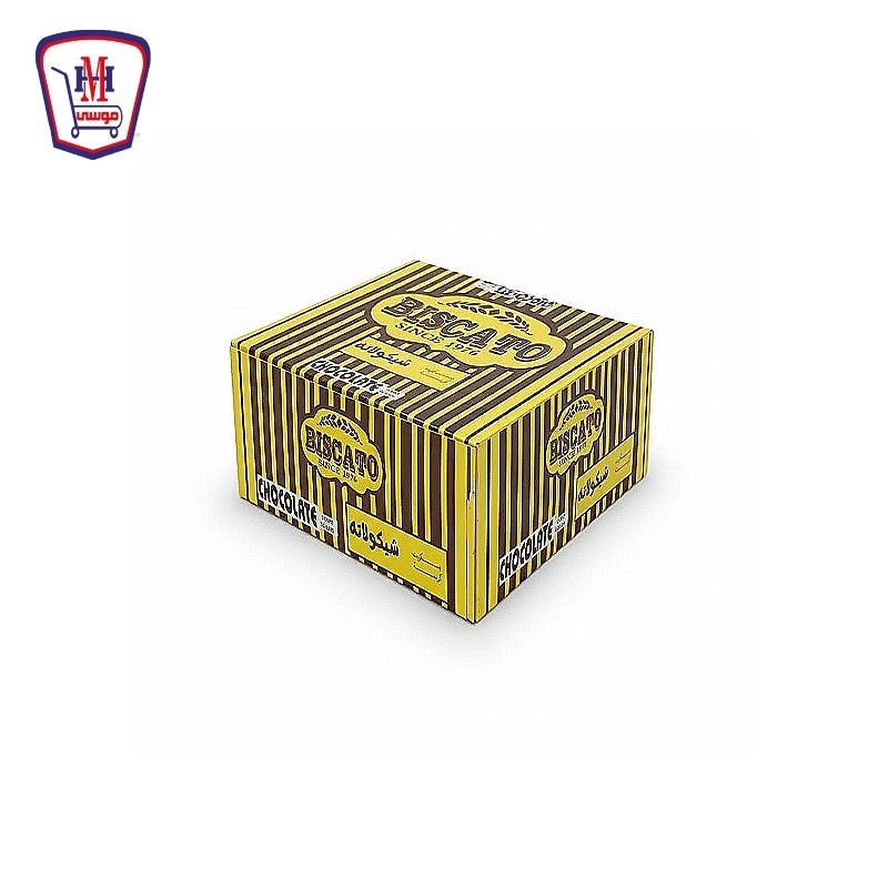 بسكاتو بسكويت بكريمه الشيكولاته 80 جرام  علبه × 10 باكو